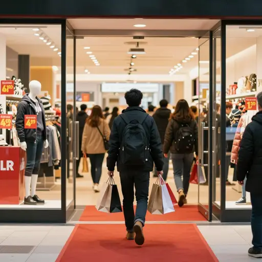 我从不错过我家附近百货商店的年度促销。