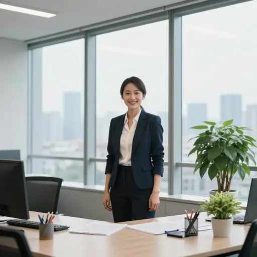 她从经理晋升为总监。