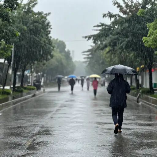不用说，我们在那里的整个时间都在下雨。