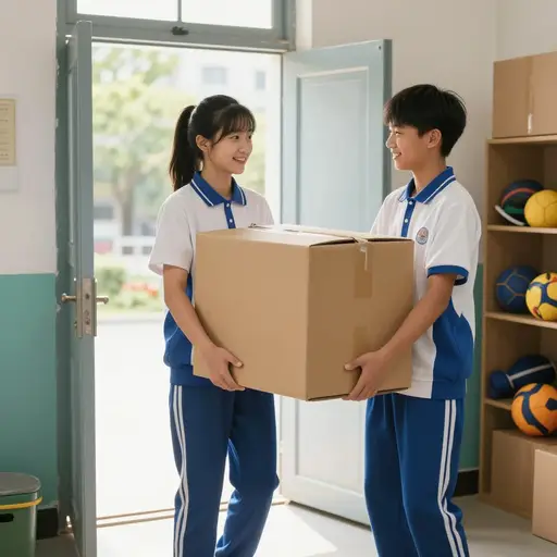 学生们在这个项目上合作。