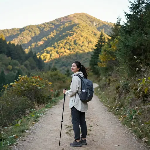 她偏爱独自沉浸于自然之中的倾向促使她在山中买了一间偏僻小屋，每个周末都去独自远足。