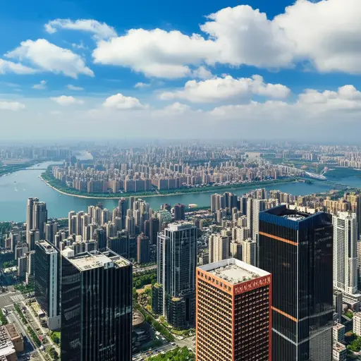 我们可以从山顶欣赏整个城市的美景。