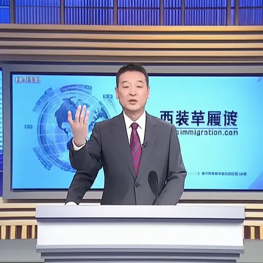 右翼人士在电视辩论中强烈反对移民政策。