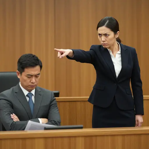 那位好斗的辩护律师对几乎每一件证据都提出了质疑，语气中带着几乎不加掩饰的敌意。