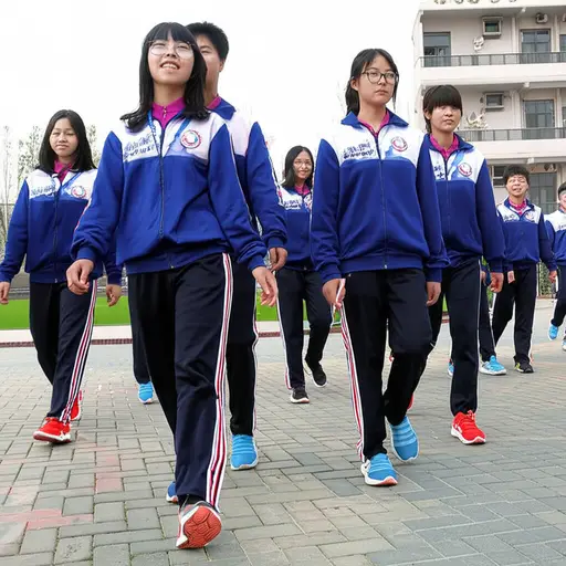 这种新型运动鞋在学生中非常流行。