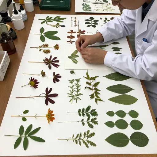 我已经收集了三百多种物种：花、根、叶和其他东西。