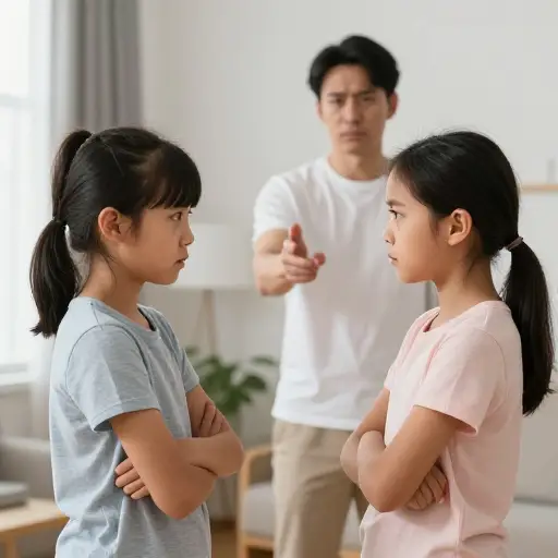 如果你们继续争吵，我就不得不把你们俩分开。