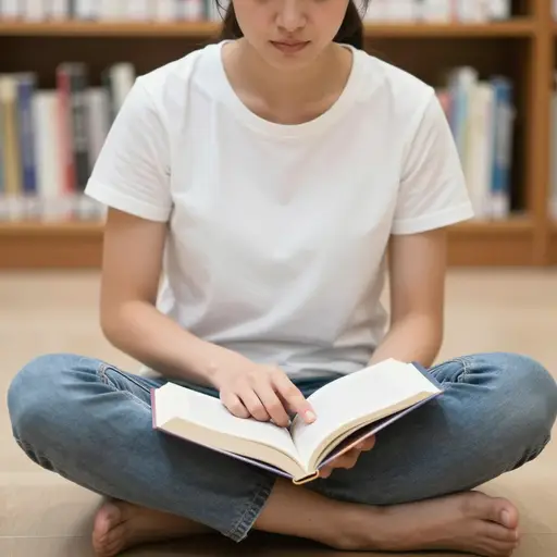 她读完书后找到了答案。