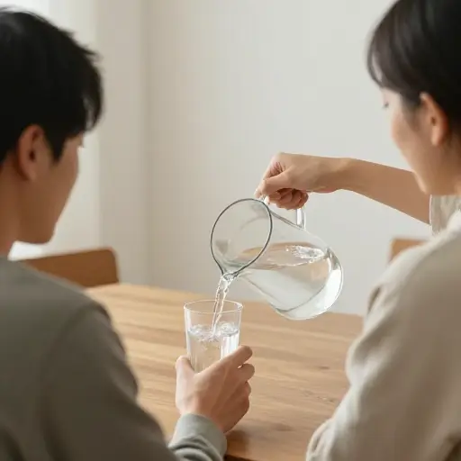 我可以给你倒点水。