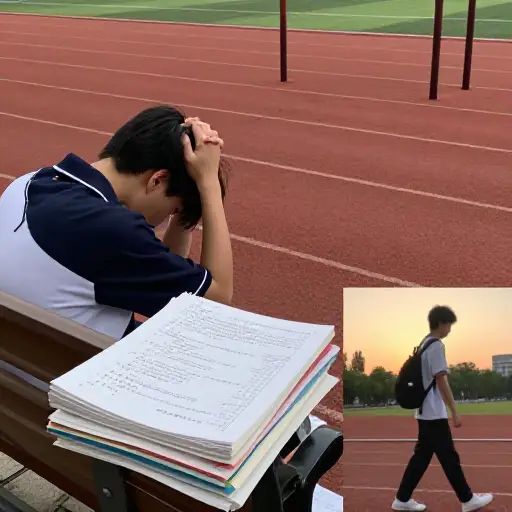他非常不想留级重读一年。