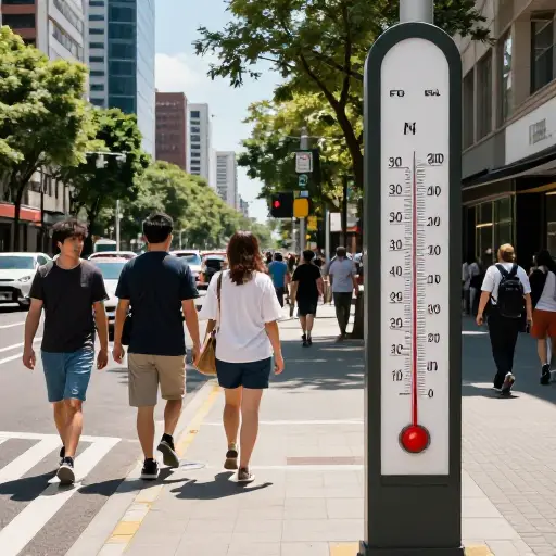 这个地区夏季的平均温度大约是30摄氏度。
