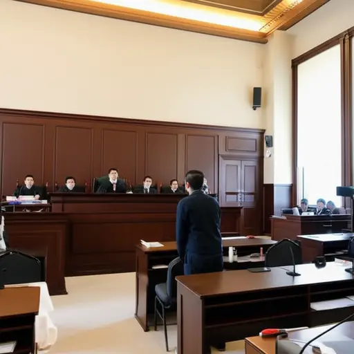 他在刑事法庭上为自己辩护。