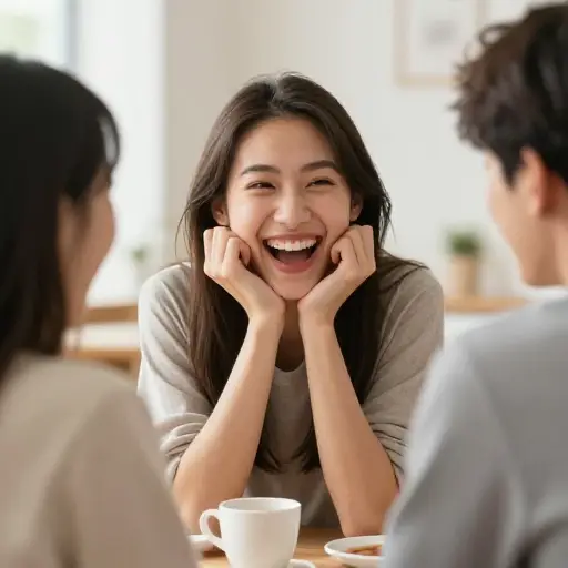 她是个无可救药的乐观主义者，很有幽默感。