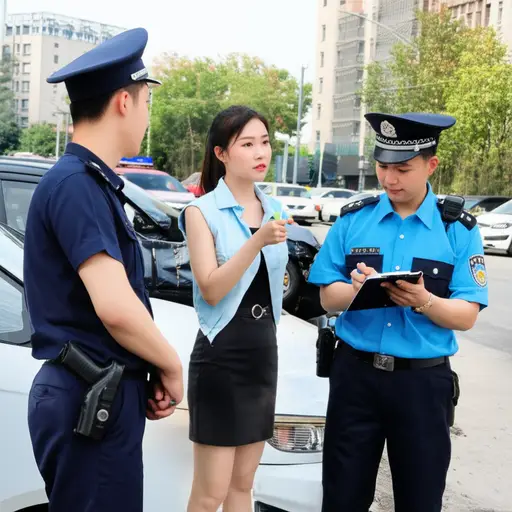 目击者向警方描述了事故发生时的情况。