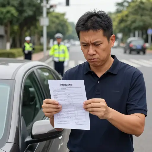 这名司机因超速而被罚款。