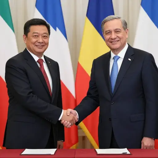 既然战争结束了，愿我们两国之间能有持久的和平。