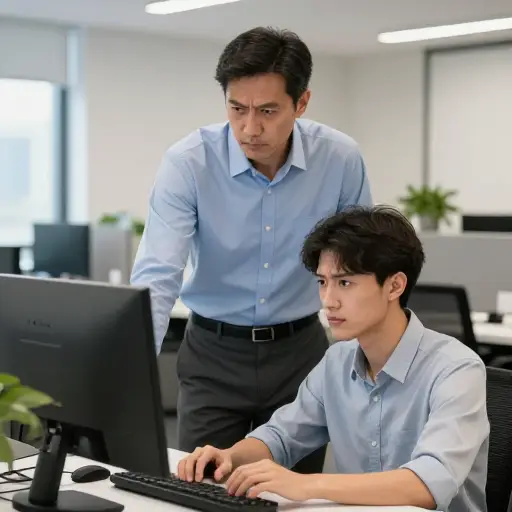 我的老板总是在监督我。