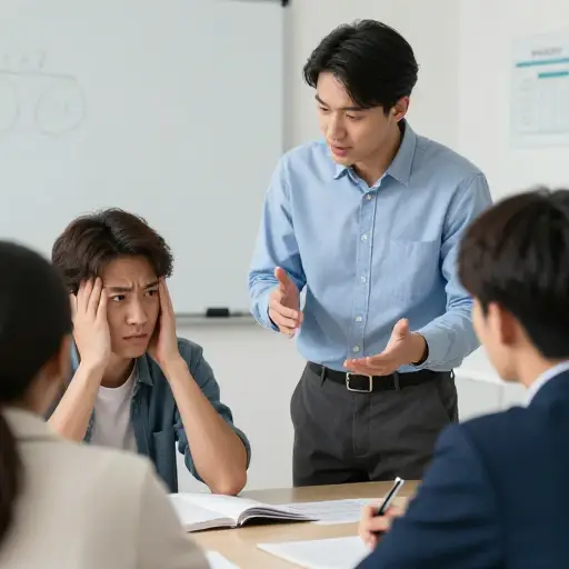 辅导员教我在有人提高嗓门时如何保持冷静。