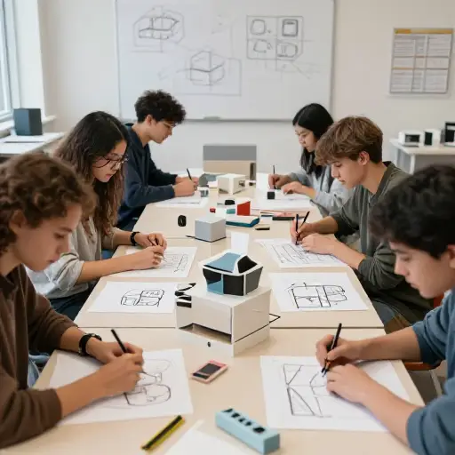 学生在设计产品方面被给予了自由发挥的空间。