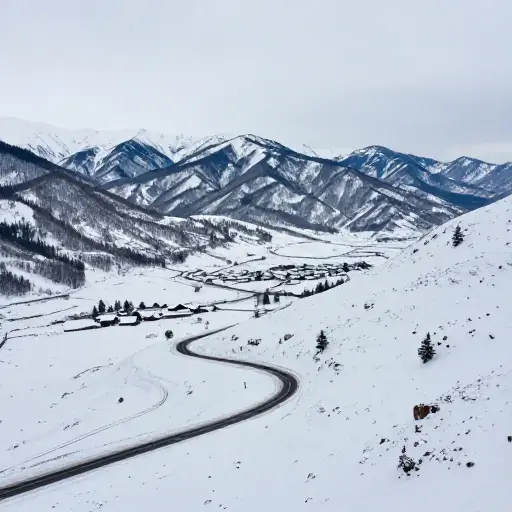 雪崩堵塞了唯一道路后，许多村庄都与外界隔绝了。