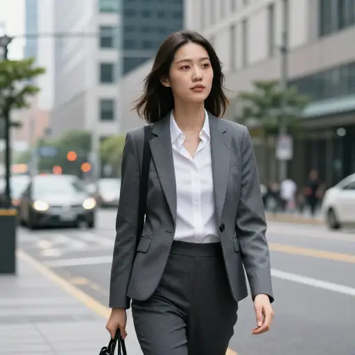 在去面试的路上，她决定随机应变。