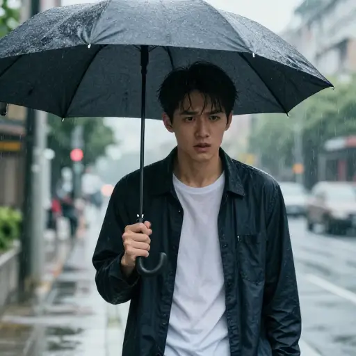 我再也不不带伞出门了——我已经吸取了教训！