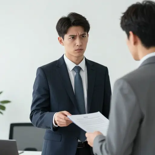在他第一天上班时，老板就让他直接面对困难，给了他一个主要客户处理。
