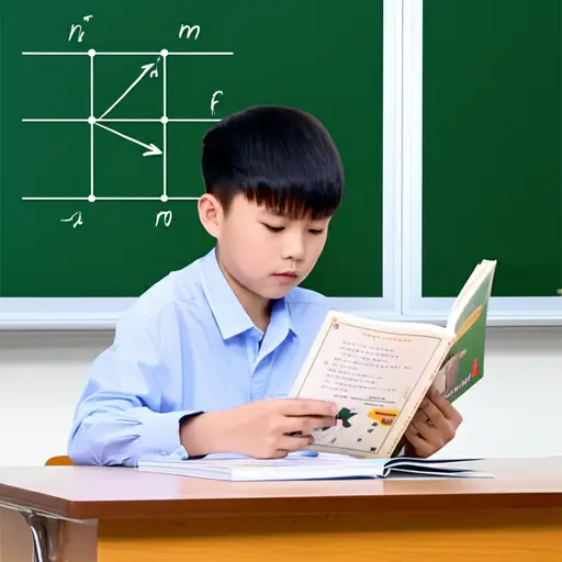 我弟弟在学校学习物理。