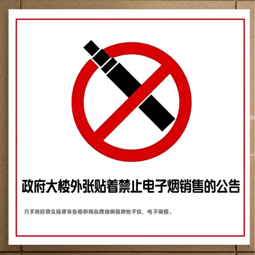 政府最近宣布正式禁止销售电子烟。