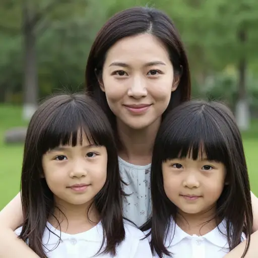 我的孩子中没有金发。
