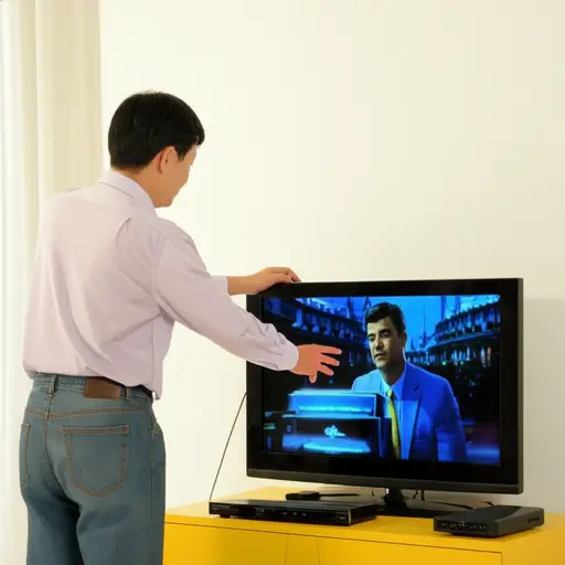 我爸爸有一台DVD播放机。