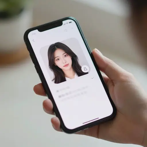 她是我在Instagram上最新的好友。