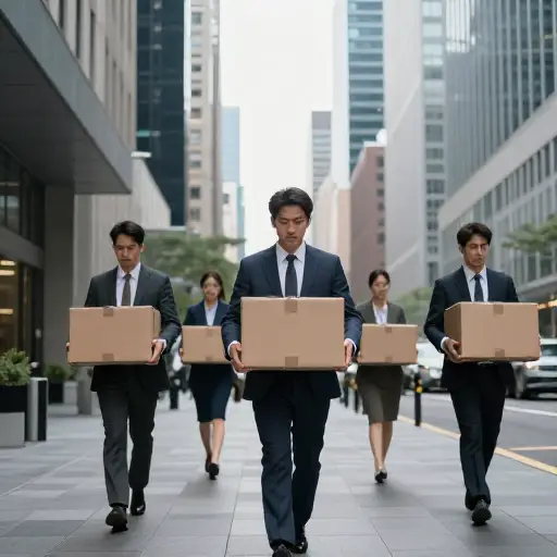 我们刚刚走出金融萧条，公司不得不解雇数千人。
