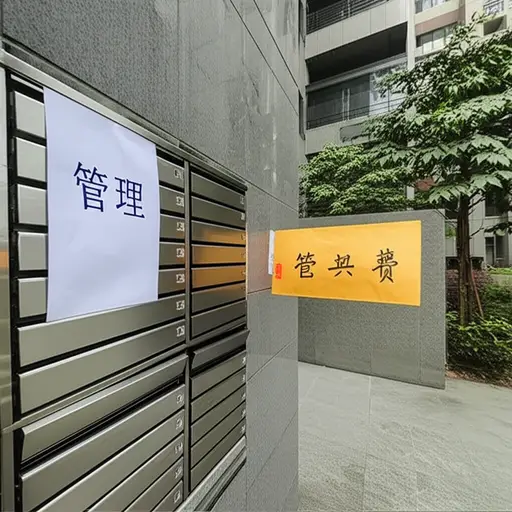 这套公寓是共管公寓，所以我们每月需要支付管理费。