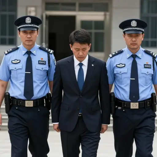 那名腐败官员因受贿被捕。