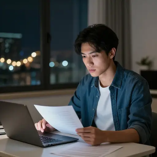 "我今晚不去派对了。" "我不怪你——你明天有个重要的演讲。"