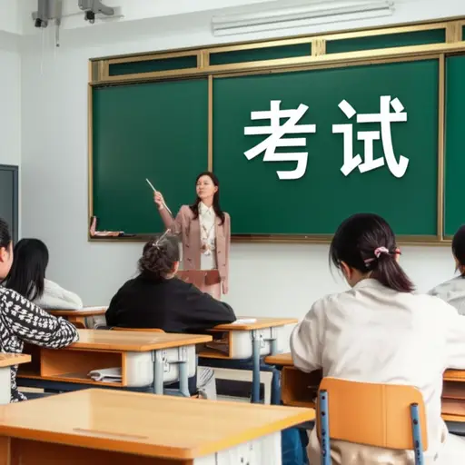 老师在上课时简单提到了即将到来的考试。