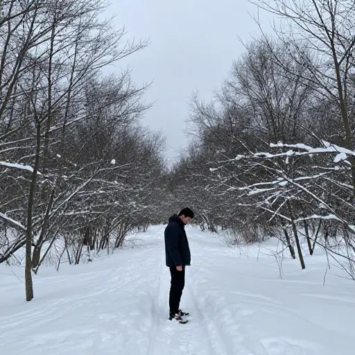 在漫长的冬天里，他显得越来越悲伤和孤僻。