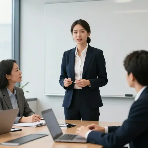 在专业场合，自信地坚持己见很重要。