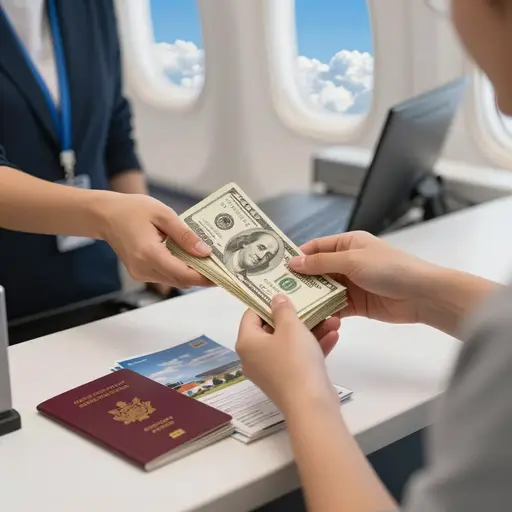 这次旅行将花费你1000美元。