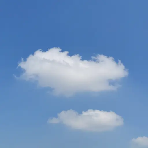 观看云朵在天空中缓慢移动令人平静。