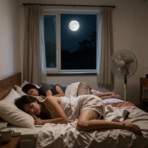 酷热导致我们许多人度过了一个不眠之夜。