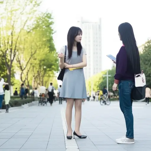 女士，请问去图书馆怎么走？