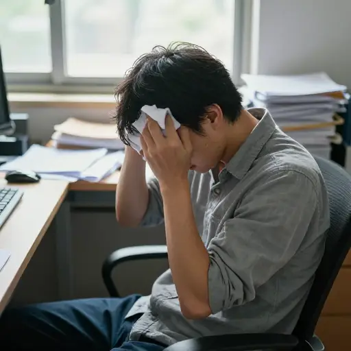 我累坏了，整个早上都忙得团团转。