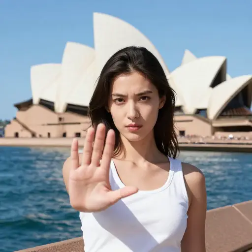 她拒绝了去澳大利亚旅行的提议。