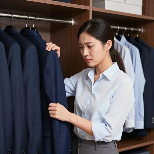 我也把我所有的积蓄花在了看起来像高管穿的衣服上。