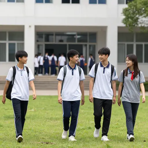 你不必带午饭，学校有食堂。