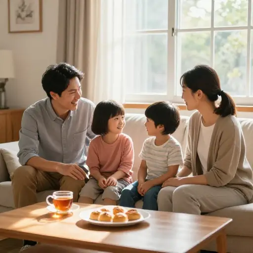 能够和像你们这样关心人的家庭住在一起，真是一次非凡的经历。