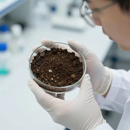 科学家需要分析土壤样本以了解其成分。