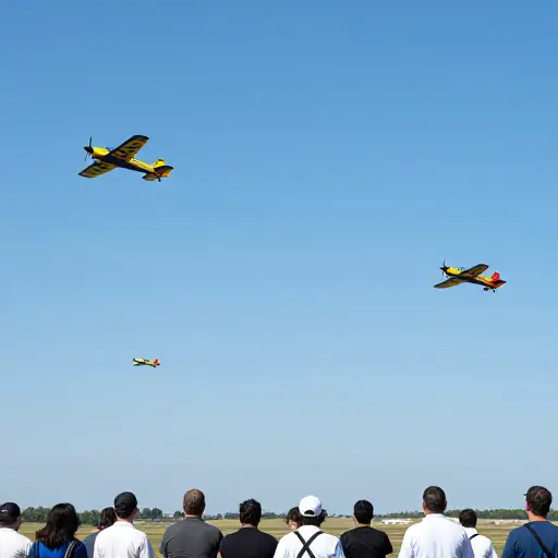 这场航空展包含了一场令人难以置信的特技飞行表演。